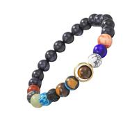 HOOLRZI Alla moda semplice a forma di stella robusta materiali in pietra unisex design moda gioielli accessorio per abiti