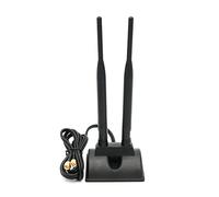 HOOLRZI Antenna WiFi a banda RP-SMA Connettore maschio 2.4GHz/5GHz Antenna Base magnetica Hotspot mobile Miglioramento Rp-sma Connettore maschio