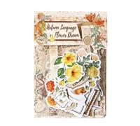 HOOLRZI Artistics Florals Scrapbook Sticker Pack Disegni Per Carta Fatta A Mano Retro Ispirare Modello E Decorazione del Libro Dei Memorie Handmade Scrapbooking Set