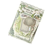 HOOLRZI Artistics Florals Scrapbook Sticker Pack Disegni Per Carta Fatta A Mano Retro Ispirare Modello E Decorazione del Libro Dei Memorie Handmade Scrapbooking Set