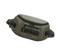 HOOLRZI Borsa a tracolla leggera multistrato in tessuto Oxford resistente alle intemperie tracolla regolabile per fotografi borsa da petto impermeabile per fotocamera, Verde