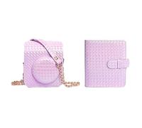 HOOLRZI Borsa per fotocamera con album fotografico per Mini12 custodia per fotocamera da viaggio, borsa a tracolla per viaggio, B