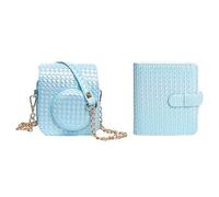 HOOLRZI Borsa per fotocamera con album fotografico per Mini12 custodia per fotocamera da viaggio, borsa a tracolla per viaggio, D