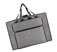 HOOLRZI Borsa per il trasporto del tavolo da disegno, resistente all'acqua, custodia per il trasporto di artisti, per pittura su tela, poster, Grigio chiaro
