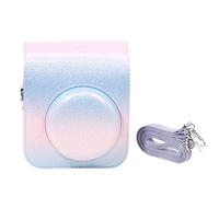 HOOLRZI Borsa portaoggetti per fotocamera borsa a tracolla protettiva con fibbia regolabile per viaggi e fotografia, Polvere blu.