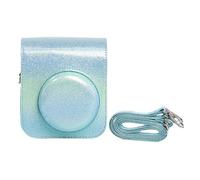 HOOLRZI Borsa portaoggetti per fotocamera borsa a tracolla protettiva con fibbia regolabile per viaggi e fotografia, Blu verde