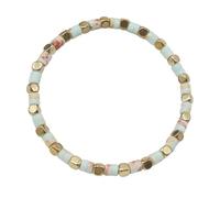 HOOLRZI Bracciale in Pietra Shoushan Realizzato a Mano Catena Da Polso Con Perline Caratteristica Perline Naturali Gioielli Da Donna Alla Per La Quotidiana Bracciale Con Perline Naturali