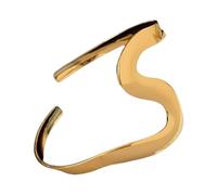 HOOLRZI Braccialetti irregolari alla moda geometrici larghi braccialetti esagerati adatti per coppie e occasioni di festa, braccialetto aperto regolabile, Misura unica, come descritto