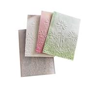 HOOLRZI Cartella di goffratura strutturata per la creazione di biglietti Farfalla Fiore Albero Modello Scrapbooking Modelli Per Album Fotogra