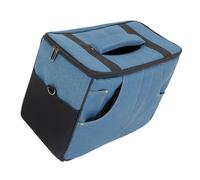 HOOLRZI Custodia per amplificatore per chitarra, in tessuto esterno, con imbottitura antiurto e divisori staccabili, adatta per musicisti da viaggio, Blu, M, Bellezza di massa