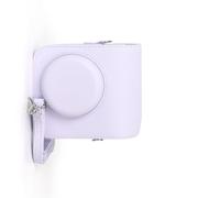 HOOLRZI Custodia per fotocamera in pelle PU morbida cover borsa per fotocamera Mini12 Film borsa con spallacci, A