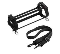 HOOLRZI Custodia protettiva in EVA con moschettone e tracolla per 5 borse da viaggio, Nero