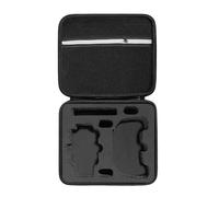 HOOLRZI Custodia rigida portatile nera quadrata per 3 accessori custodia portatile, Interno Nero