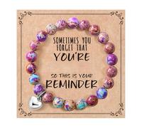 HOOLRZI Elegante Braccialetto Con Cuore in Pietra Gioielli in Lega Per Donna Braccialetto Dal Design Elegante Da Indossare Ogni Giorno E Per Occasioni Speciali Chiusura