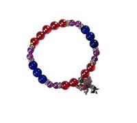 HOOLRZI Elegante braccialetto dell'amicizia fatto a mano con ciondolo a forma di farfalla con ciondolo a forma di farfalla per donne e ragazze, Misura unica, come descritto