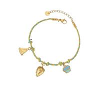 HOOLRZI Elegante braccialetto in acciaio inox con perline in stile retrò, unisex, accessorio alla moda per occasioni casual o formali, cordino intrecciato contemporaneo, Misura unica, come descritto