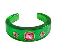 HOOLRZI Elegante braccialetto scintillante impreziosito da cristalli regolabile, accessorio alla moda, Misura unica, come descritto