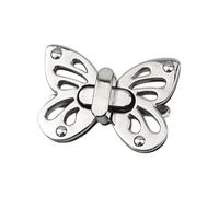 HOOLRZI Farfalla compatta per borse, chiusura in metallo con chiusura a torsione, adatta per oggetti essenziali da viaggio, installazione semplice Pratica chiusura a torsione della borsa