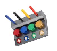 HOOLRZI Kit professionale per immersione dell'olio per orologio, 4 piattini in ceramica, con penna di lubrificazione precisa per riparazione e manutenzione
