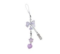 HOOLRZI Moda Cuore Bowknot Bead Hangings Pendente Dolce Telefono Cinghia Della Borsa Decorazione Portatile Hangings Lanyard Per Le Ragazze Donne