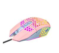 HOOLRZI Mouse da gioco meccanico Mouse con luce luminosa USB 8000DPI Mouse ottico regolabile per PC Gioco per computer Rgb Tappetino per mouse da gioco Grande tappetino per mouse morbido esteso