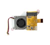 HOOLRZI PCIe A M.2 NVMe SSD Piccola Scheda di Espansione Con Ventola Di Raffreddamento Per RPI5 Bordo Mini Espansione Accessary Per RPI5
