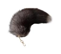 HOOLRZI Portachiavi con Ciondolo a Forma di Coda di Volpe, Finta Pelliccia, Giocattolo, Portachiavi con Ciondolo a Forma di Animale, per San Valentino, Decorazioni Artigianali, Accessori Fai da Te