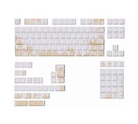 HOOLRZI Retroilluminato Keycaps Doppio Colpi Ricamo Keycap Set Cinque Lati Sublimazioni Meccanica Keycap Tastiera