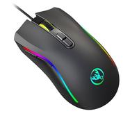 HOOLRZI RGB Gamings Mouse USB Cavo 3200DPI Ergonomia Gamers Mouse Ottico Con Luce Up Per Laptop Computer Mouse RGB Cavo Gaming Mouse