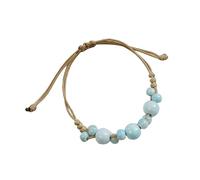 HOOLRZI Robusto braccialetto in ceramica con colori di lunga durata, elegante braccialetto con perline, ideale per l'uso quotidiano, feste e viaggi, accessori alla moda per le donne, Misura unica