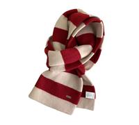 HOOLRZI Sciarpa morbida in misto lana, design unisex per il calore invernale, scaldacollo leggero, perfetto per coppie e uso quotidiano, sciarpa classica da uomo e donna, Rosso, Taglia unica