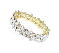 HOOLRZI Scintillanti Elastici Per Le Donne Feste Matrimonio Gioielli Quotidiani Accessori Per Feste Nozze
