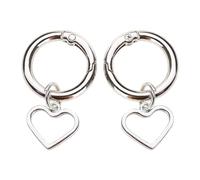 HOOLRZI Set di 2 fibbie con forme alternative pendenti delicati scarpe decorazione fascino scuro e trendy fibbie per scarpe ornamento
