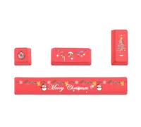 HOOLRZI Tastiera Keycaps 4 Keycap Spazio 6.25U Enter Right Enter PBT Keycap Bellezza Pittura cinese KeyCap Pbt Keycap Set
