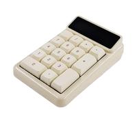 HOOLRZI Tastiera numerica ergonomica KM17 con meccanismo sostituibile caldo della tastiera meccanica di sonno automatico 17Keys per personalizzazione
