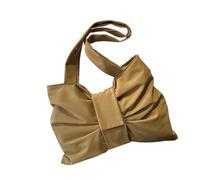 HOOLRZI Wear Resistant Nylon Shoulder Bag Unique Bows Design Generous Interior Underarm Bag for Comfort and Styles Wear Nylon Shoulder Bag