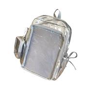 HOOLRZI Zaino per laptop con stampa anime multi scomparto con zaino in PU impermeabile Comoda tracolla regolabile Zaino Otaku capacità per i viaggi