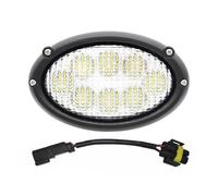 Hooma 40W Fari LED Trattore Ovale 12V/24V Faro da Lavoro Led Ovali Compatibile Con Challenger Fendt Gleaner Massey Ferguson Mietitrebbia Trattore (Con connettore)