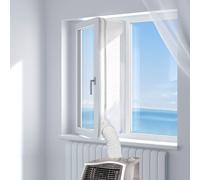 HOOMEE 400CM Guarnizione Universale per Finestre per Condizionatore Portatile, A