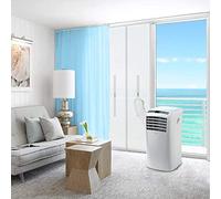 HOOMEE 90x210CM Guarnizione Universale per Porte per Condizionatore Portatile, Asciugatrice - Per Tutti Climatizzatori Mobili, Facile da Montare - Con zip, Chiusura a Strappo