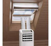 HOOMEE Kit Condizionatore Finestra - Installazione di Condizionatori Portatili per Finestre a Bilico - Per Tutti i Climatizzatori Mobili - Per Finestre con Perimetro fino da 391 a 460 cm