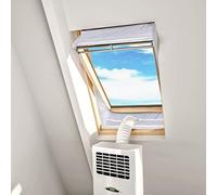 HOOMEE Kit Condizionatore Finestra - Installazione di Condizionatori Portatili per Finestre a Bilico - per Tutti i Climatizzatori Mobili - per Finestre con Perimetro Fino a 300cm