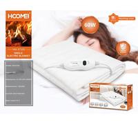 HOOMEI Scaldaletto elettrico 150x80cm 60W HM-8730S