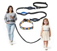 HOOMTREE Guinzaglio di sicurezza per bambini con autismo, cintura a mani libere con 3 maniglie imbottite e elastico resistente, sicuro per passeggiate pubbliche per esigenze speciali ADHD/ASD bambini