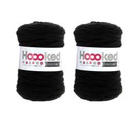 Hoooked Ribbon XL - Confezione da 2 gomitoli di lana, colore nero notte (RXL 26)