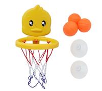 Hoop da basket per vasca da bagno - Divertimento nella vasca da bagno Hape | Cerchio da basket per vasca da bagno, anello da basket con ventosa per cartoni animati, set da bagno interattivo portatile