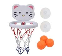 Hoop da basket per vasca da bagno - Divertimento nella vasca da bagno Hape | Cerchio da basket per vasca da bagno, anello da basket con ventosa per cartoni animati, set da bagno interattivo portatile