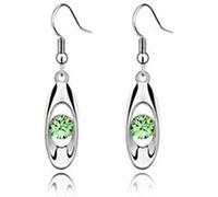 Hoop Earrings for Women,Stylish Crystal Pendant Earrings Girls Girls Fashion Shiny Elegant Pendant Earrings Jewelry/E