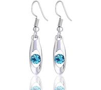 Hoop Earrings for Women,Stylish Crystal Pendant Earrings Girls Girls Fashion Shiny Elegant Pendant Earrings Jewelry/F