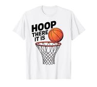 Hoop There It Is Basketball Player Sports Apparel Game Day Maglietta